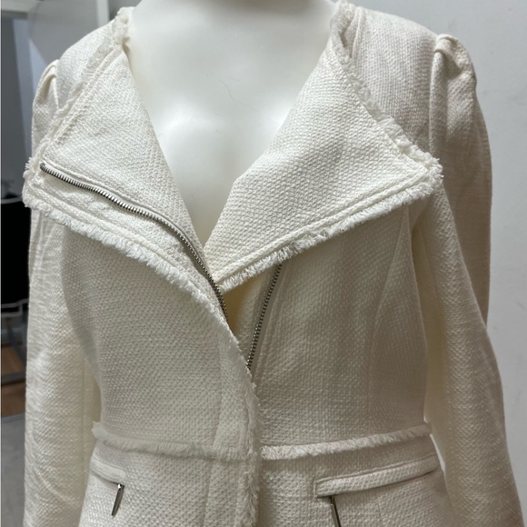 NWT - WHBM TWEED MOTO JACKET, SIZE 6 - Picture 3 of 7